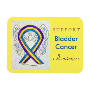 Angel Ribbon Magnet-presenter för Bladder Cancer Magnet