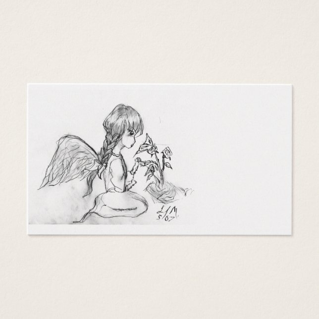 ängel rosie visitkort (Framsidan)