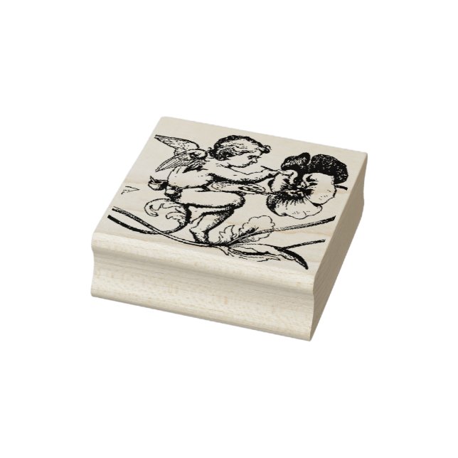 ANGEL RUBBER WOODBLOCK STÄMPEL (Stämpel)