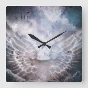 Angel Sång Fyrkantig Klocka