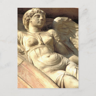 Angel Sculpture Venedig, vykort för Italien