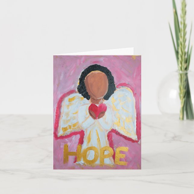 Angel Series - Hope - Greeting Card Helgkort (Framsida)