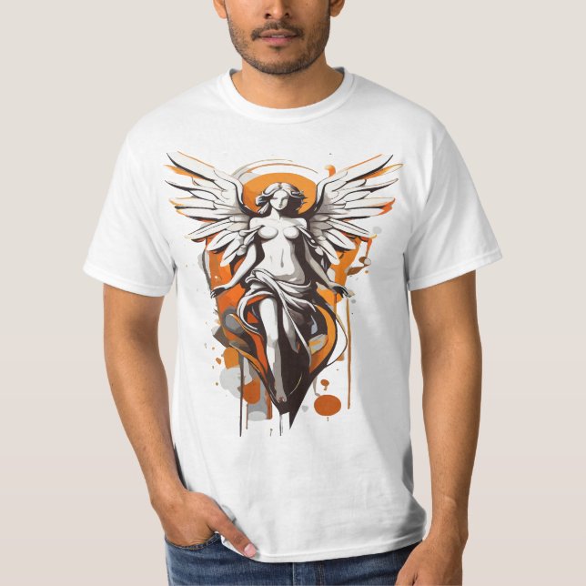 angel shirt creative modern t shirt (Framsida)