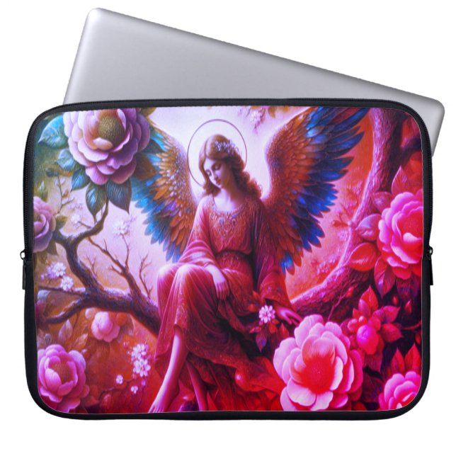 Angel Sitting in the Tree Electronics Bag Laptop Fodral (Framsidan)