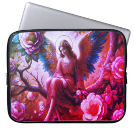 Angel Sitting in the Tree Electronics Bag Laptop Fodral