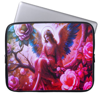 Angel Sitting in the Tree Electronics Bag Laptop Fodral