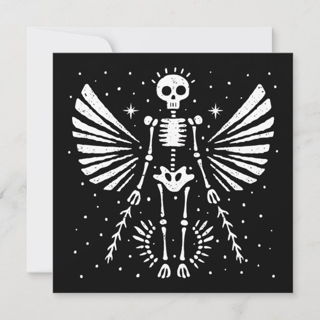 Angel skeleton gotiic jul (Framsida)