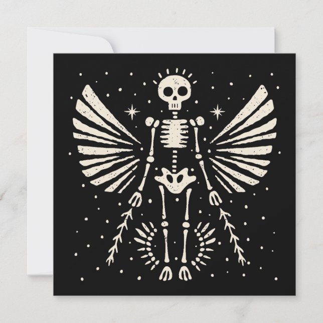 Angel skeleton gotiic jul (Framsida)