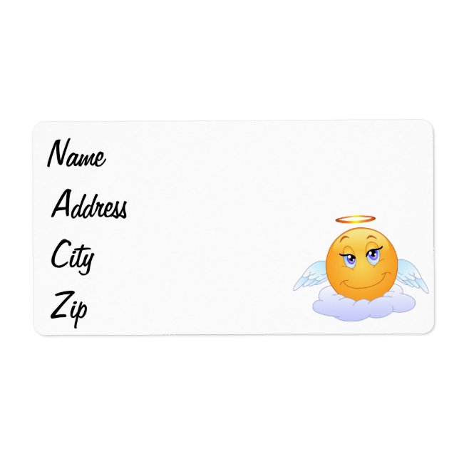 Angel smiley fraktsedel (Framsidan)