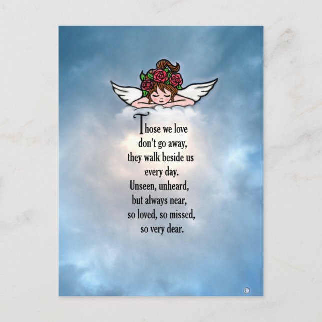 Angel "So Loved" Vykort (Framsida)