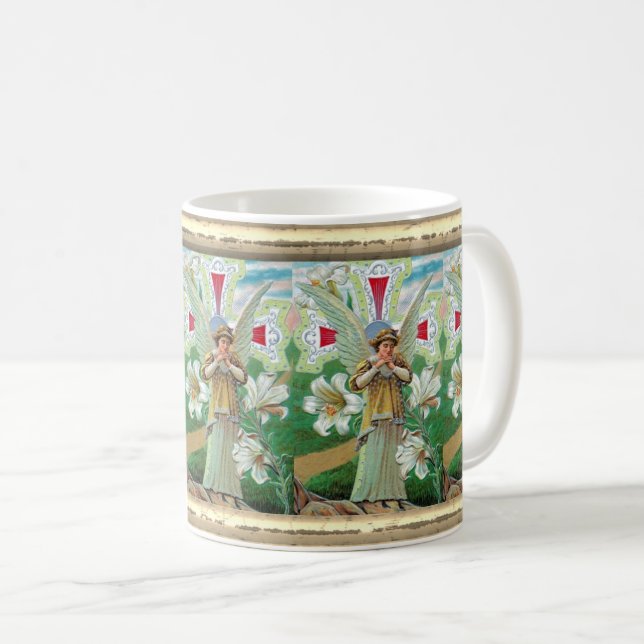 Ängel som ber kaffemugg (Framsida höger)