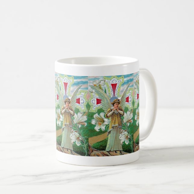Ängel som ber kaffemugg (Framsida höger)