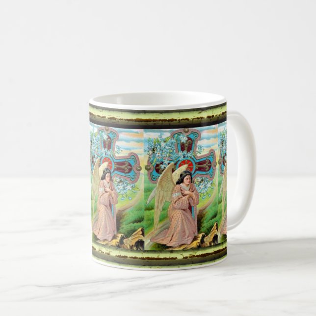 Ängel som ber kaffemugg (Framsida höger)
