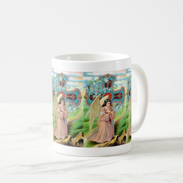 Ängel som ber kaffemugg (Framsida höger)
