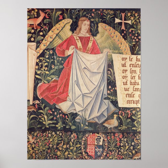 Angel som håller shroud poster (Framsidan)