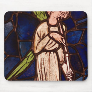 Ängel som leker en trumpet, c.1280 musmatta