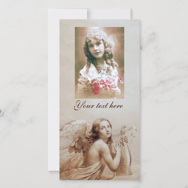 ÄNGEL SOM LEKER LYRA ÖVER MOLNEN (Framsida)