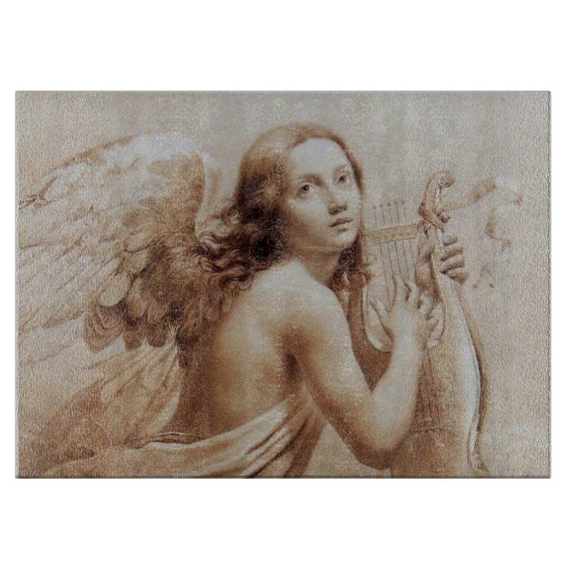 ANGEL SOM SPELAR LYRA ÖVER NEDLÄGGNINGARNA (Framsidan)