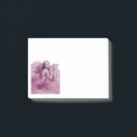 ANGEL SOM SPELAR LYRA ÖVER NEDLÄGGNINGARNA POST-IT BLOCK<br><div class="desc">Konstgjord och klassisk vattenfärgsmålning i vit antika rosa fuchsia färg,  omformad från 1800-talets italienska bra art</div>