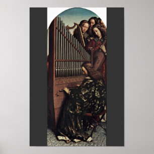 Angel som spelas av Hubert Van Eyck (Bästa kvalite Poster