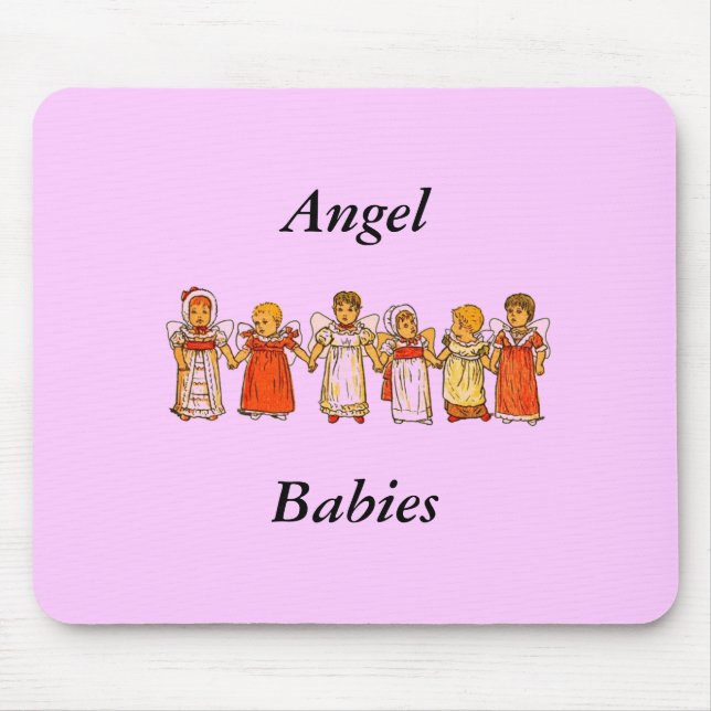 Angel Spädbarn Mouse Pad Musmatta (Framsidan)