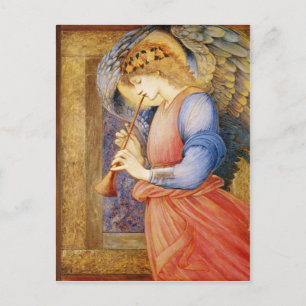 Angel Spela en Flageolet - Edward Burne-Jones Vykort