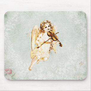 Angel Spela upp en fiol på Vintagens Pappra bakgru Musmatta