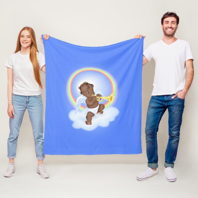 Angel Spelande Trumpet Fleecefilt (På plats)