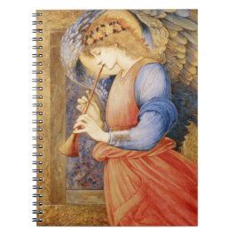 Angel Spelar en Flageolet (av Edward Burne-Jones) Anteckningsbok