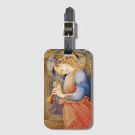 Angel Spelar en Flageolet (av Edward Burne-Jones) Bagagebricka