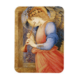 Angel Spelar en Flageolet (av Edward Burne-Jones) Magnet