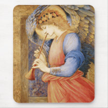 Angel Spelar en Flageolet (av Edward Burne-Jones)
