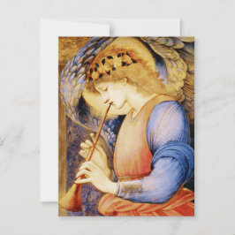 "Angel Spelar en Flageolet" av Edward Burne Jones Vykort