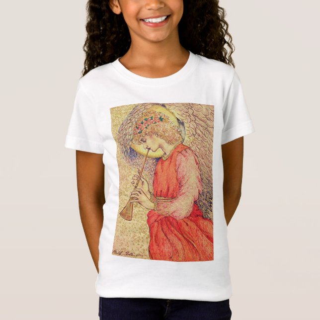 Angel Spelar en Flageolet T Shirt (Framsida)