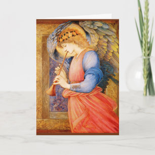 Angel spelar en flaggeolet Edward Burne-Jones Helgkort