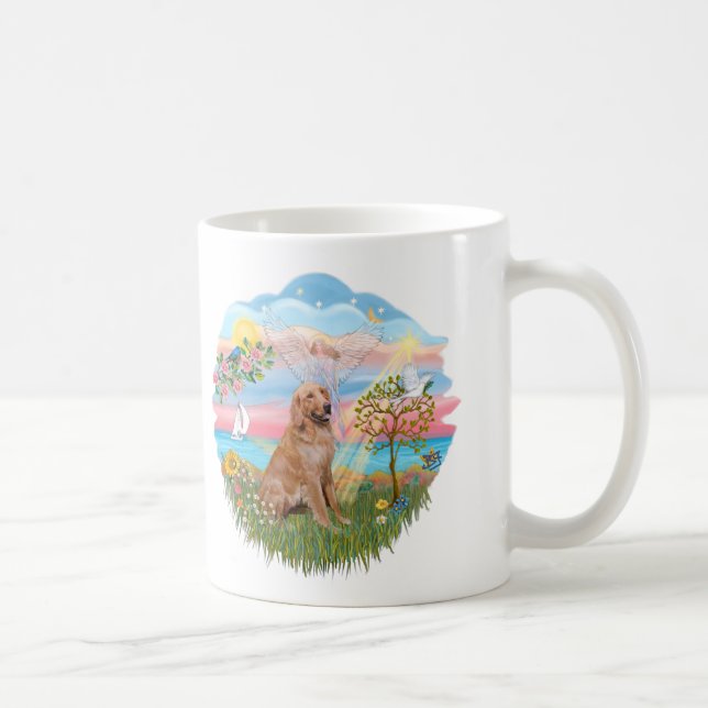 Angel Star - Golden Retriever #2 Kaffemugg (Höger)