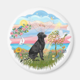 Angel Star - Svart lab Magnet