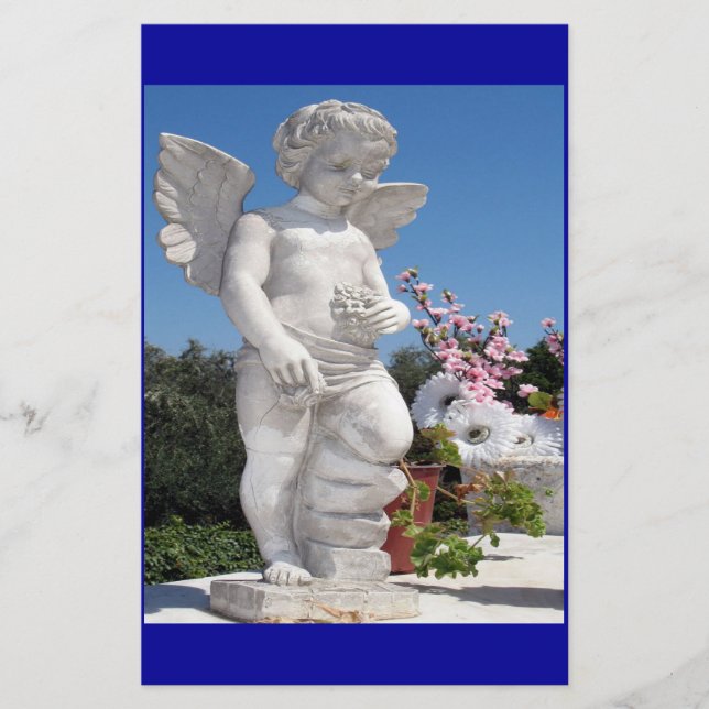 Angel Statue Brevpapper (Framsida)