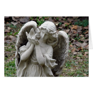Angel Statue Hälsningskort