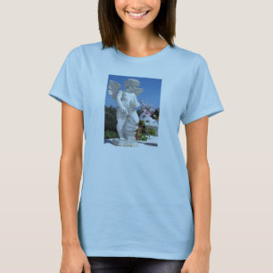 Angel Statue in Baby blue Tee