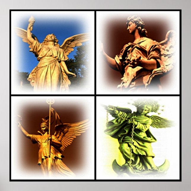 Angel Statue Poster (Framsidan)