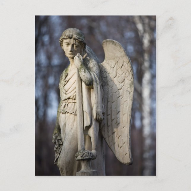 Angel Statue Vykort (Framsida)
