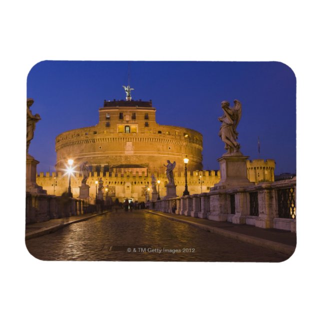 Angel-statyer på Ponte Sant'Angelo med Magnet (Horisontell)