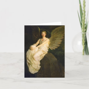 Angel, Stevenson Memorial av Abbott H. Thayer Tack Kort