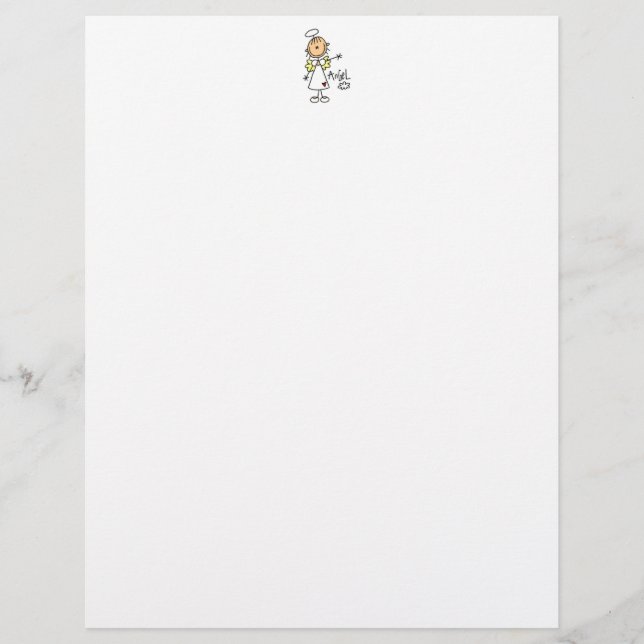 Angel Stick figur Letterhead (Framsida)