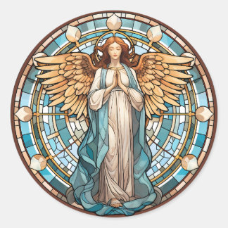 Angel - Sticker Runt Klistermärke