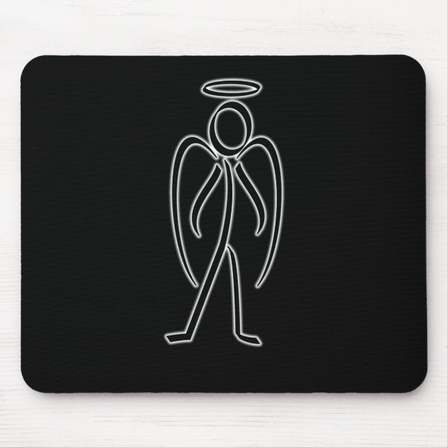 Ängel - Stickman Mousepad Musmatta (Framsidan)