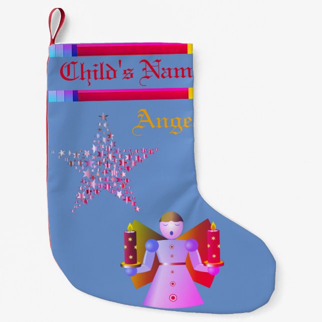 Angel Stocking Liten Julstrumpa (Framsidan)