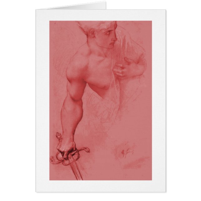 Angel Study by Cabanel Fine Art Teckning OBS Kort (Framsidan)
