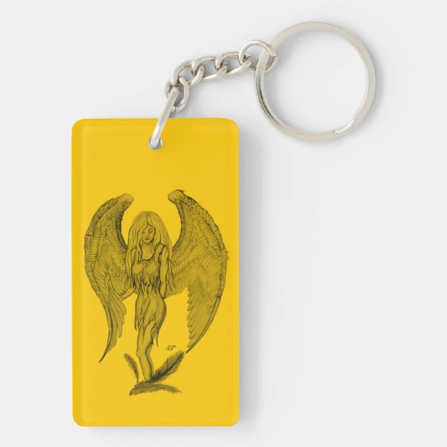 Angel - Svart och gult design (Baksidan)